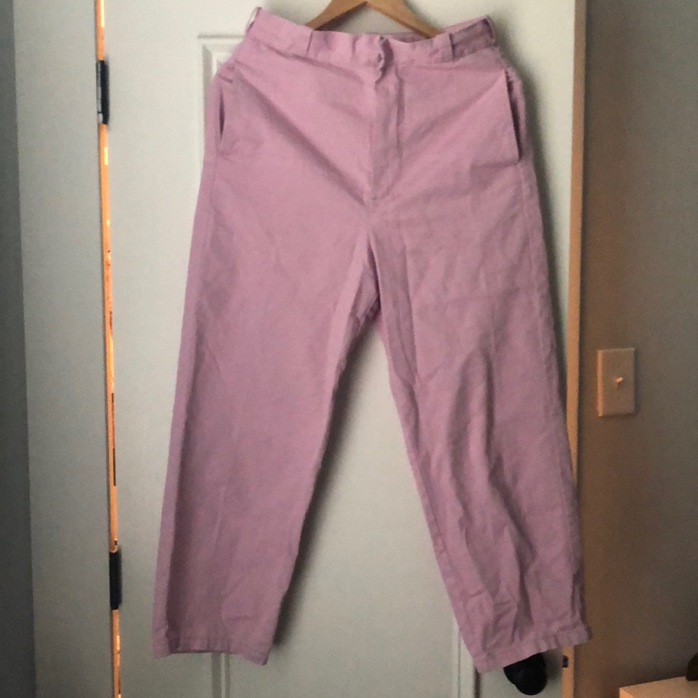 Pink Cropped BDG Pants